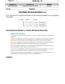 TALLER No 13 SISTEMA DE ECUACIONES
