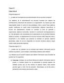 Capitulo 1,4 y 5 administracion de los recursos humanos