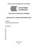 NEGOCIACIÓN Y TRANSACCIÓN INTERNACIONAL empresas Mitsukoshi y Joyart S.A.C