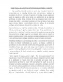 COMO TRABAJA EL MARKETING EXTRATEGICO EN EMPRESAS Y CLIENTES