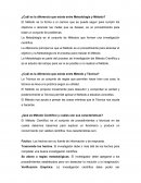 ¿Cuál es la diferencia que existe entre Metodología y Método?