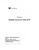 Ensayo ‘’Estallido Social en Chile 2019’’