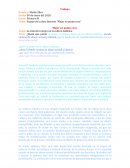 Ensayo de la obra literario “Mujer en punto cero”