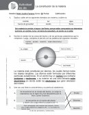 La constitución de la materia