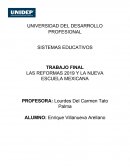 LAS REFORMAS 2019 Y LA NUEVA ESCUELA MEXICANA