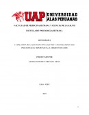 LA RELACION DE LA LECTURA CON EL LECTOR Y SI EN RELAIDAD LOS PERUANOS DAN IMPORTANCIA AL MOMENTO DE LEER