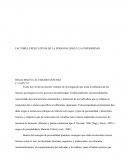 FACTORES EXPLICATIVOS DE LA PERSONALIDAD Y LA ENFERMEDAD