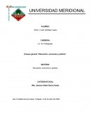 Ensayo "educación, economía y política"