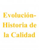 Evolución-Historia de la Calidad