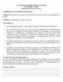 Actividades sugeridas Ruta de mejora. Formación cívica y ética