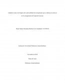 Calidad de vida en los hogares del centro poblado del corregimiento que se dedican al comercio en El corregimiento del Capricho-Guaviare
