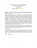 Foro " Informe Descripción del Mercado"