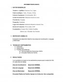 Evaluación del desarrollo Infantil en las áreas de Coordinación; Lenguaje y Motricidad