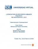 Administración contemporánea. Just in Time