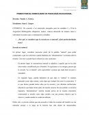PRIMER PARCIAL DOMICILIARIO DE PSICOLOGÍA EDUCACIONAL.