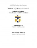 Productividad aplicada. Consultoría en la tortillería “América”