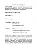 ANALISIS LITERARIO. ATADOS A UNA ESTRELLA