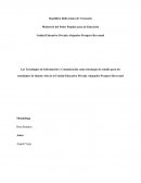 Las Tecnologías de Información y Comunicación como estrategia de estudio para los estudiantes de Quinto Año de la Unidad Educativa Privada Alejandro Prospero Reverand