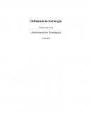 Tarea administración estratégica Empresa: ECOME