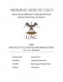 Artículos del Título Preliminal Perú