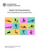 Sesión de Entrenamiento OFG Entrenamiento de la condición física
