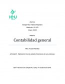 Actividad 5. Elaboración de los estados financieros de una empresa