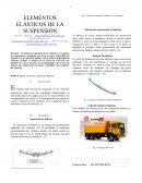 ELEMENTOS ELÁSTICOS DE LA SUSPENSIÓN