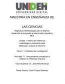 MAESTRÍA EN ENSEÑANZA DE LAS CIENCIAS