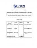 PROYECTO DE SERVICIO COMUNITARIO. DISEÑO DE HUERTO ESCOLAR COMUNITARIO