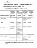 LA REVOLUCIÓN RUSA Y EL ORIGEN DEL ESTADO SOVIÉTICO