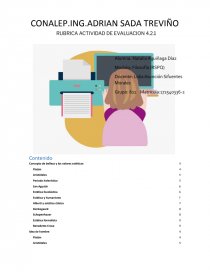 RUBRICA 4.2 FILOSOFIA. Página 1