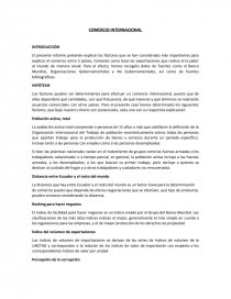 COMERCIO INTERNACIONAL. Población activa, total. Página 1