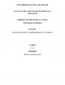 Renovación del compromiso de la pareja