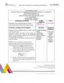 PLAN DE TRABAJO EN CASA