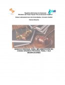 IMPLEMENTACION DEL CODIGO ORGANICO PROCESAL PENAL