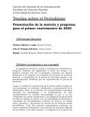 Teorías sobre el Periodismo