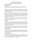 RESEÑA DEL TEXTO – HACIA UNA GLOBALIZACION FRAGMENTADA - BERTRAND BADIE