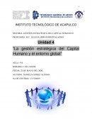 LA GESTION ESTRATEGICA DEL CAPITAL HUMANO Y EL ENTORNO GLOBAL