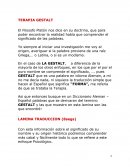 RESEÑA GESTALT