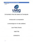 La tecnología en mi vida cotidiana