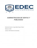 ADMINISTRACION DE VENTAS Y PUBLICIDAD