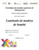 Laminado de madera de bambú