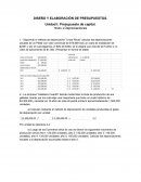 DISEÑO Y ELABORACIÓN DE PRESUPUESTOS