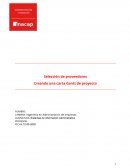 Creando una carta Gantt de proyecto