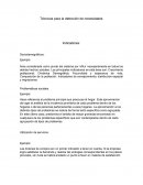 Tecnicas para la deteccion de necesidades