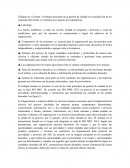 Gestión de calidad , implementación efectiva del proceso