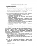 CASO PRÁCTICO. CONTAMINACIÓN DE AGUAS