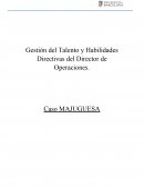 Gestión del Talento y Habilidades Directivas del Director de Operaciones. Caso MAJUGUESA