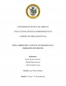 APORTES DE LA CIENCIA, TECNOLOGÍA EN LA FORMACIÓN ESTUDIANTIL