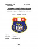Liderazgo, progreso, unión, lealtad y disciplina